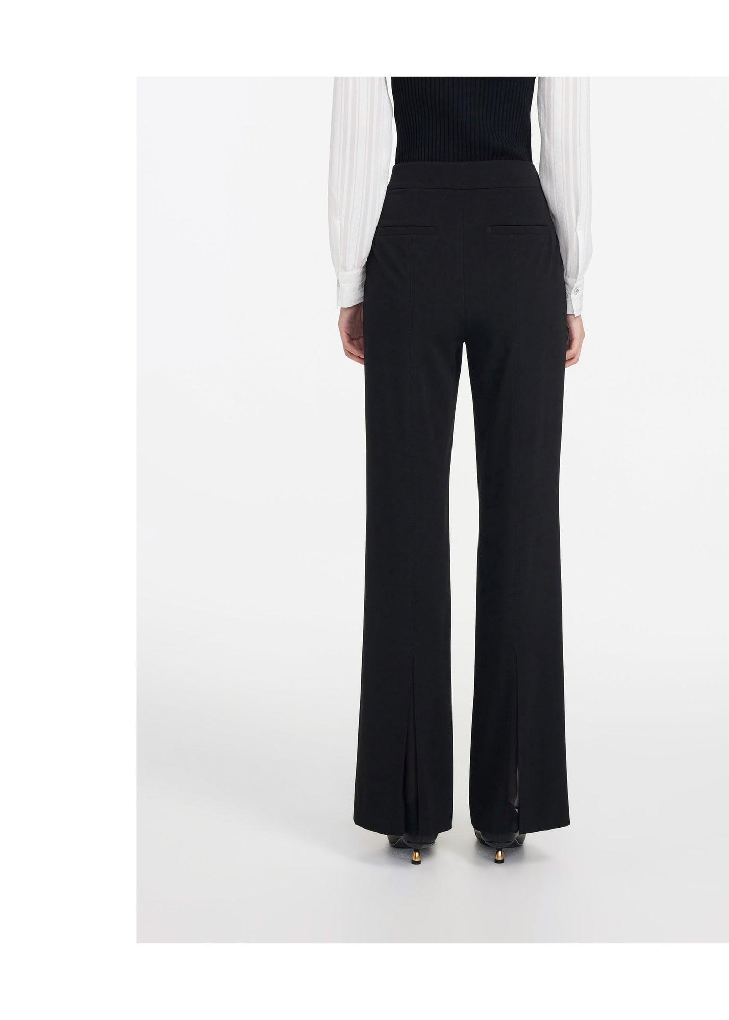 Slightly Booted Trouser | Black