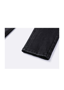 Springy Cropped Jeans | Grey