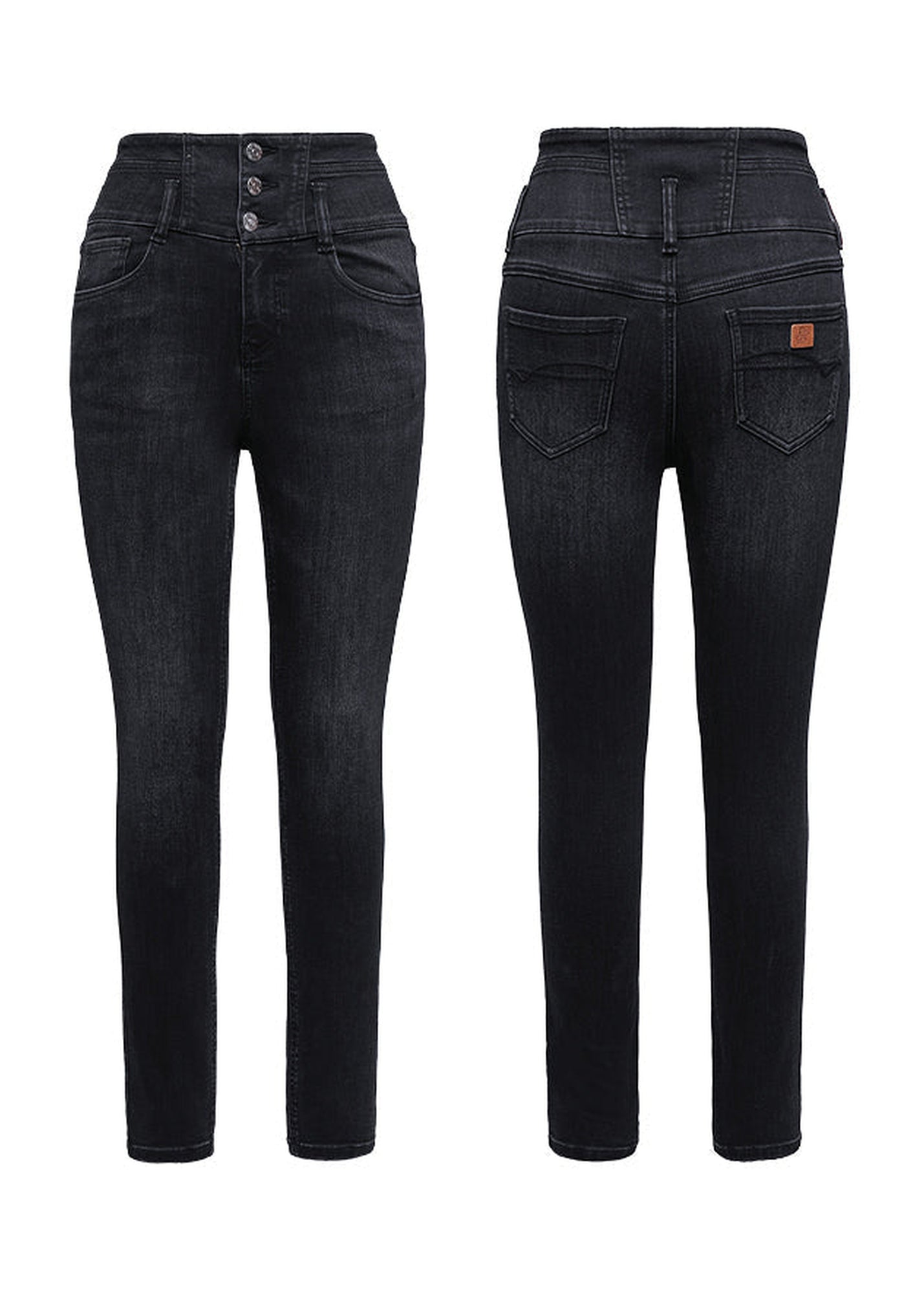 Springy Cropped Jeans | Grey
