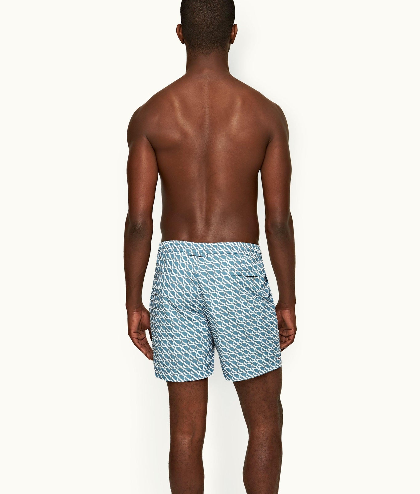 Standard Orbit Mid-Length Drawcord Swim Shorts | Wish Blue