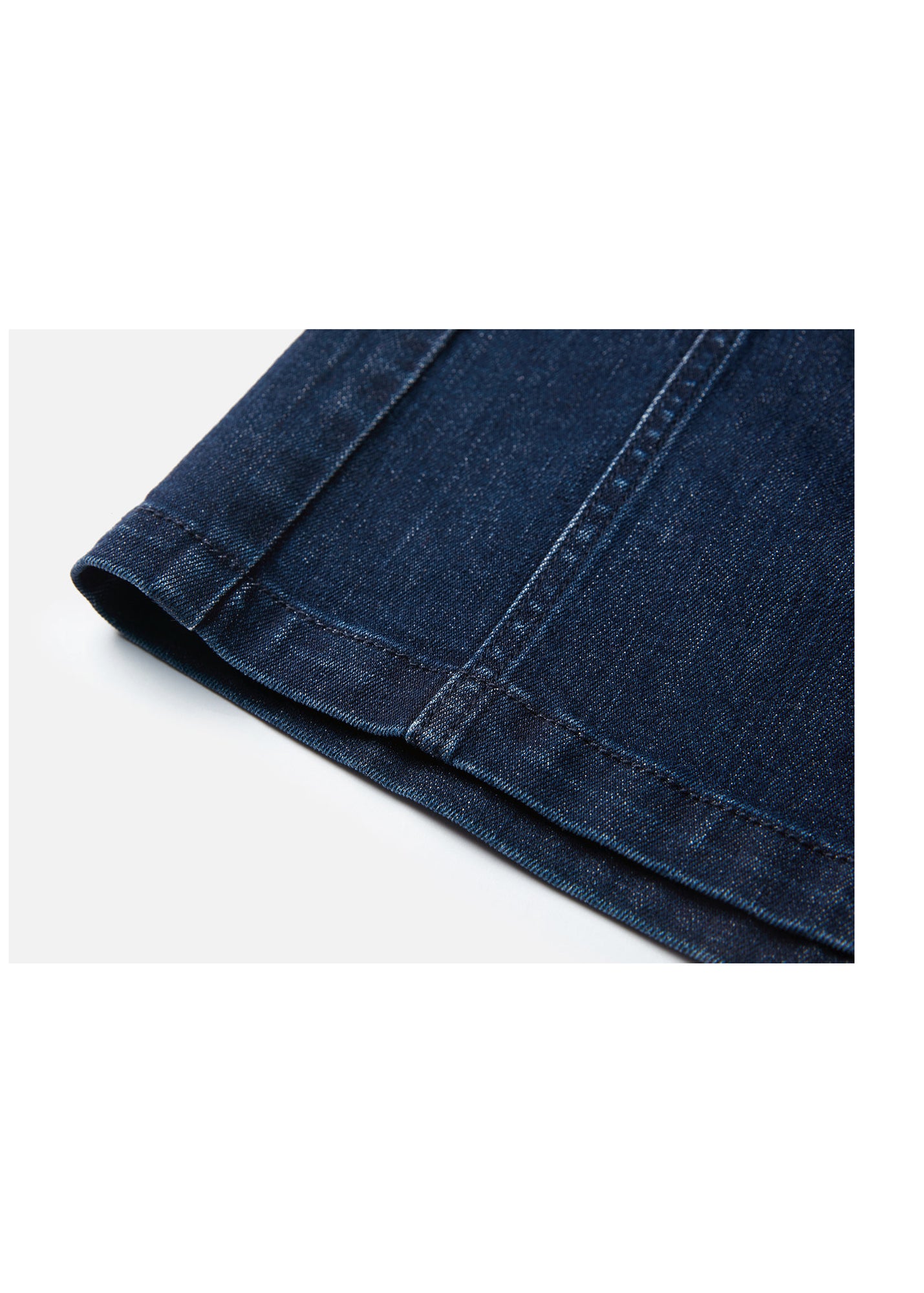 Straight Denim Skirt | Navy