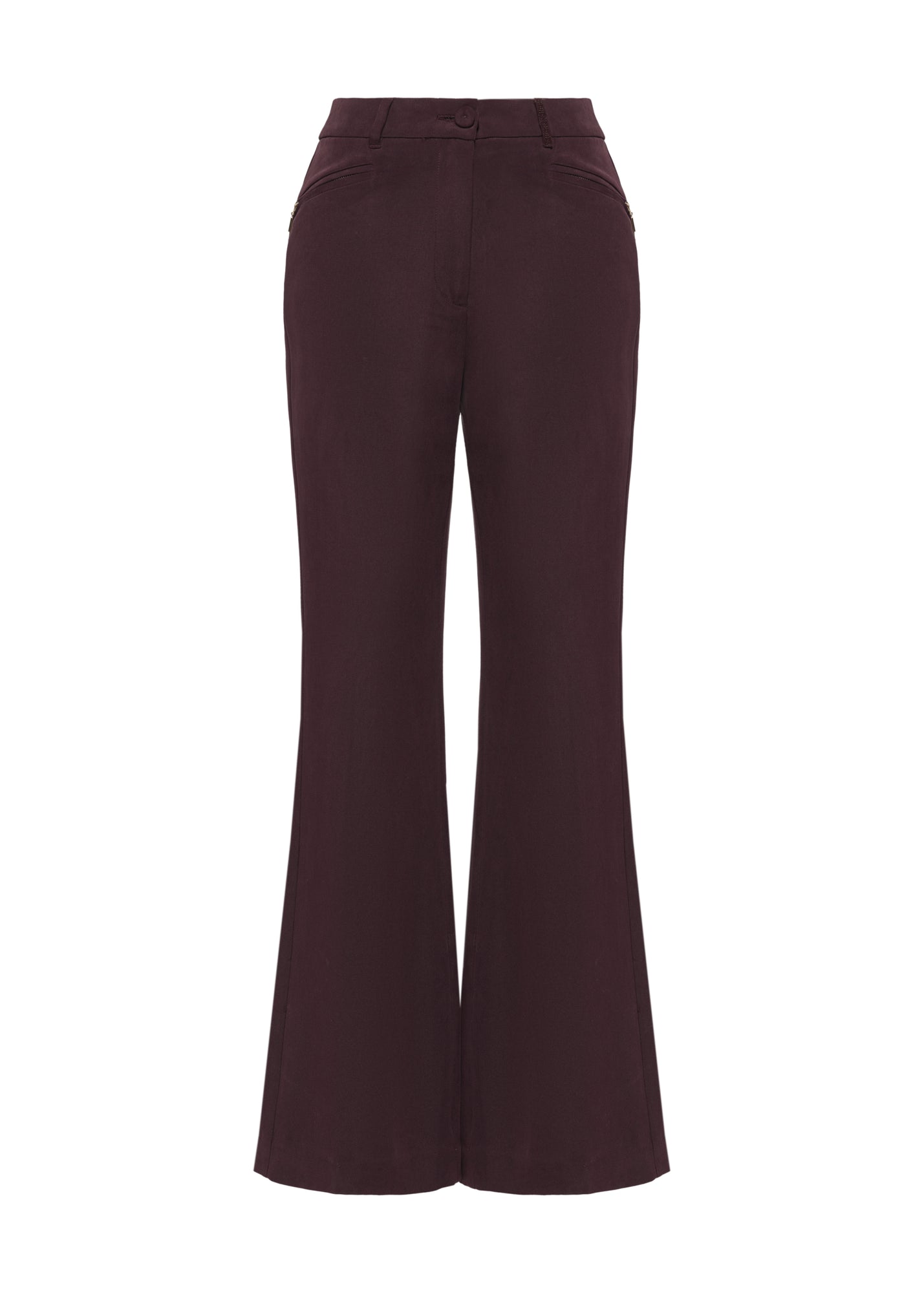 Straight Leg Pants | Purple