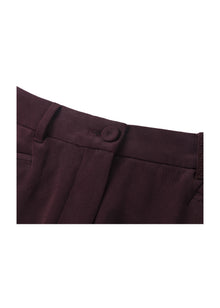Straight Leg Pants | Purple