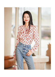 Strawberry Print Shirt | Red
