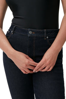 Stretch Cropped Jeans | Indigo