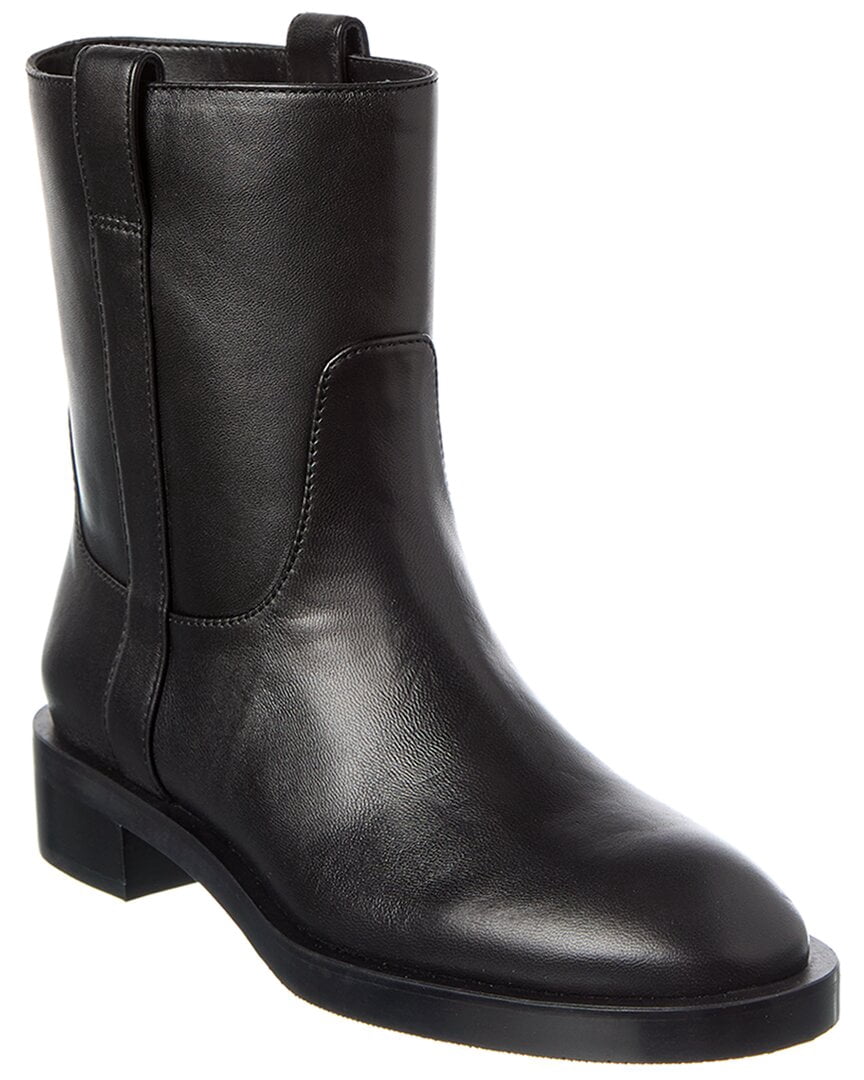 Stuart Weitzman | Womens | Lenora Leather Bootie | Black