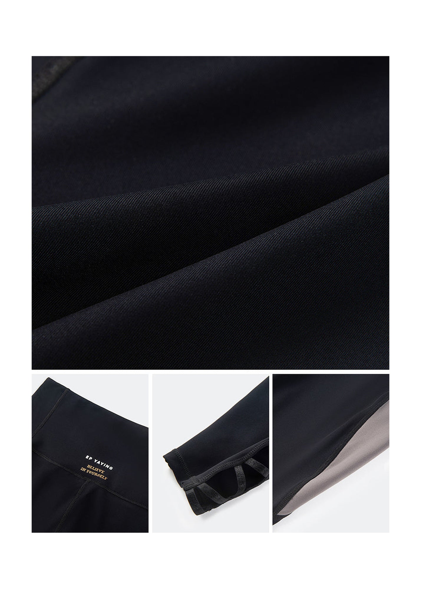 Supportive Comfort Yoga Leggings | Black