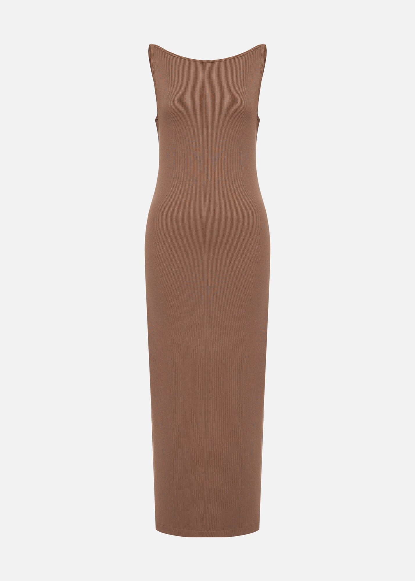 Suspenders Dress | Camel