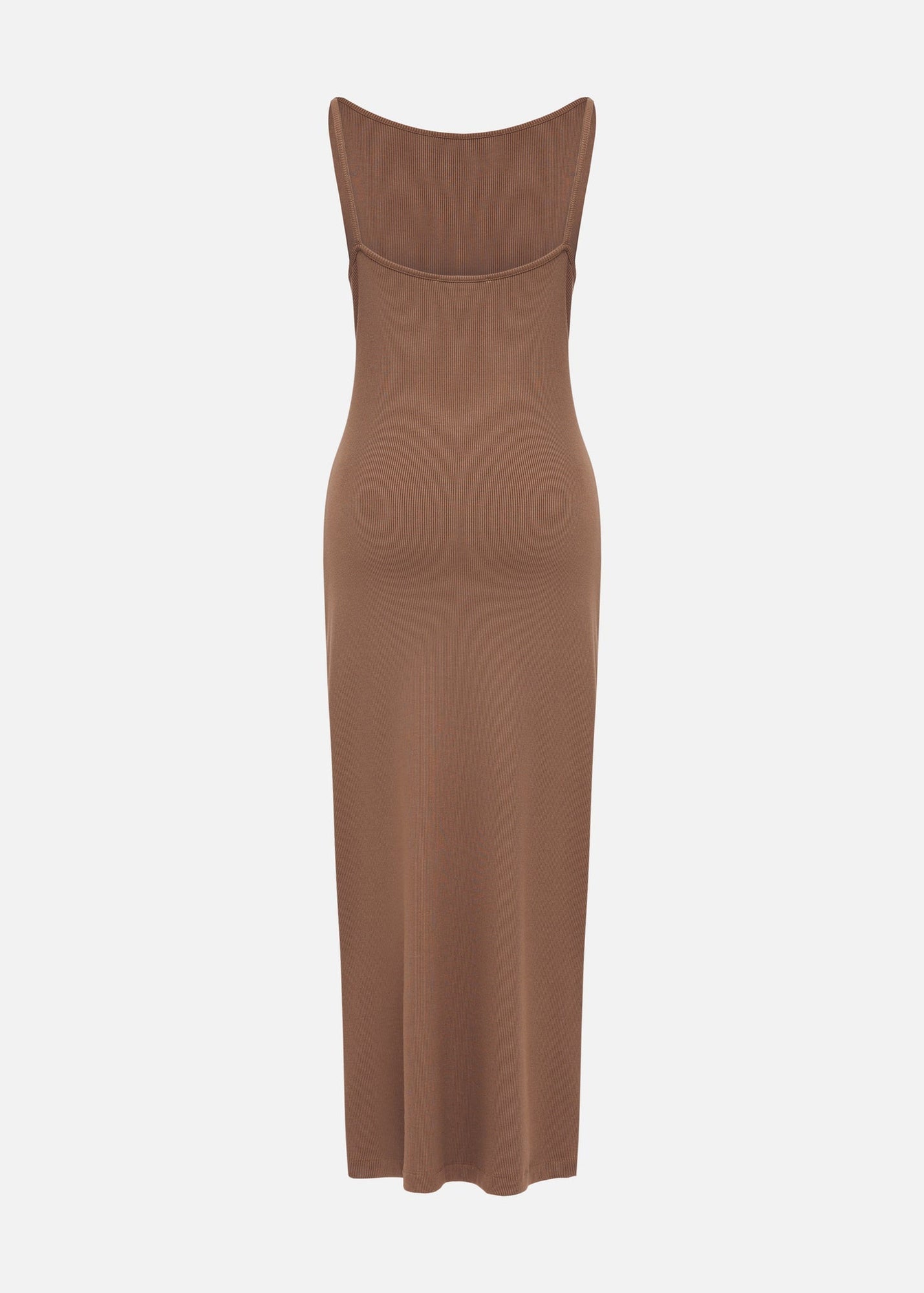 Suspenders Dress | Camel