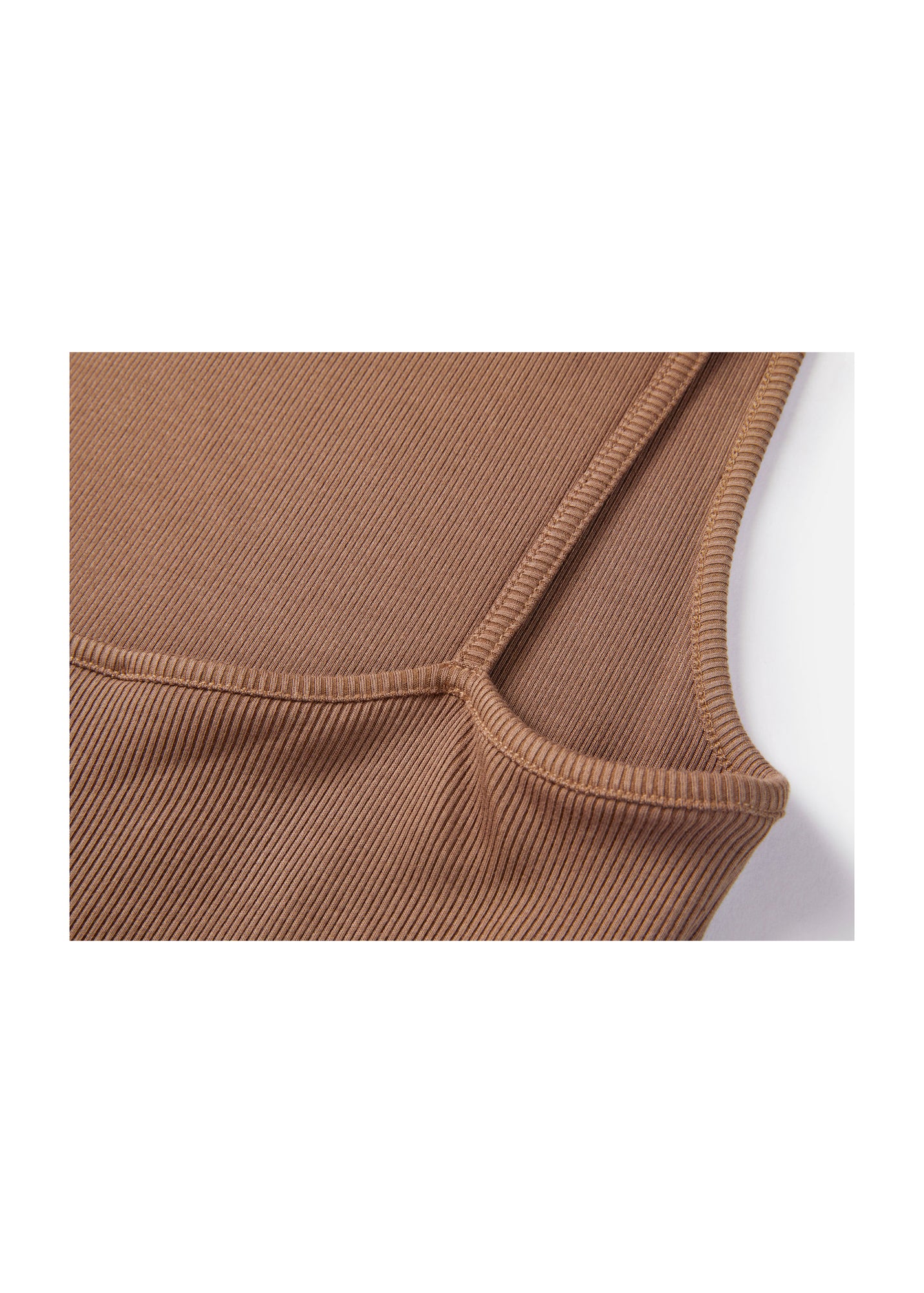 Suspenders Dress | Camel