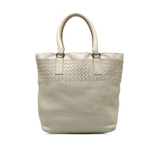 Bottega Veneta | Pre-Owned Intrecciato Tote Bag | White