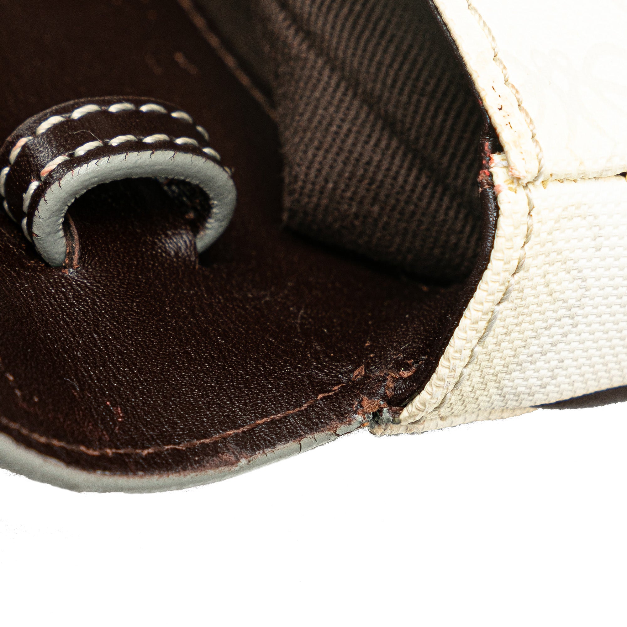 LOEWE | Pre-Owned Anagram Canvas Belt Bag | White