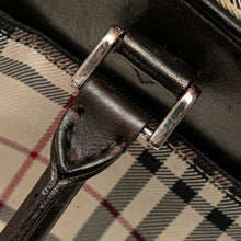 Burberry | Pre-Owned House Check Canvas Handbag | Brown