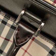 Burberry | Pre-Owned House Check Canvas Handbag | Brown