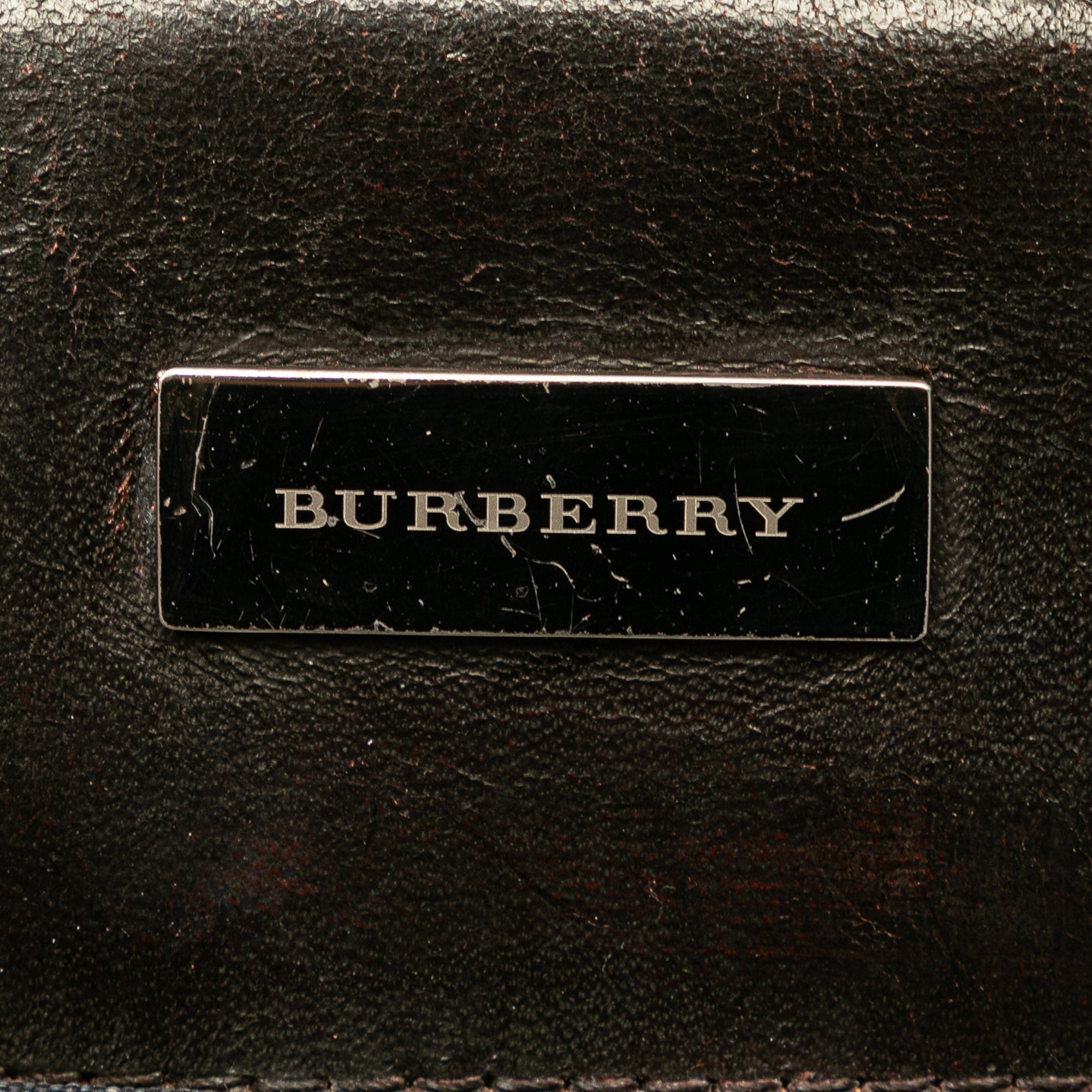 Burberry | Pre-Owned House Check Canvas Handbag | Brown