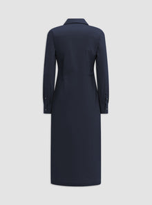 Tangiers Long Shirt Dress | Navy