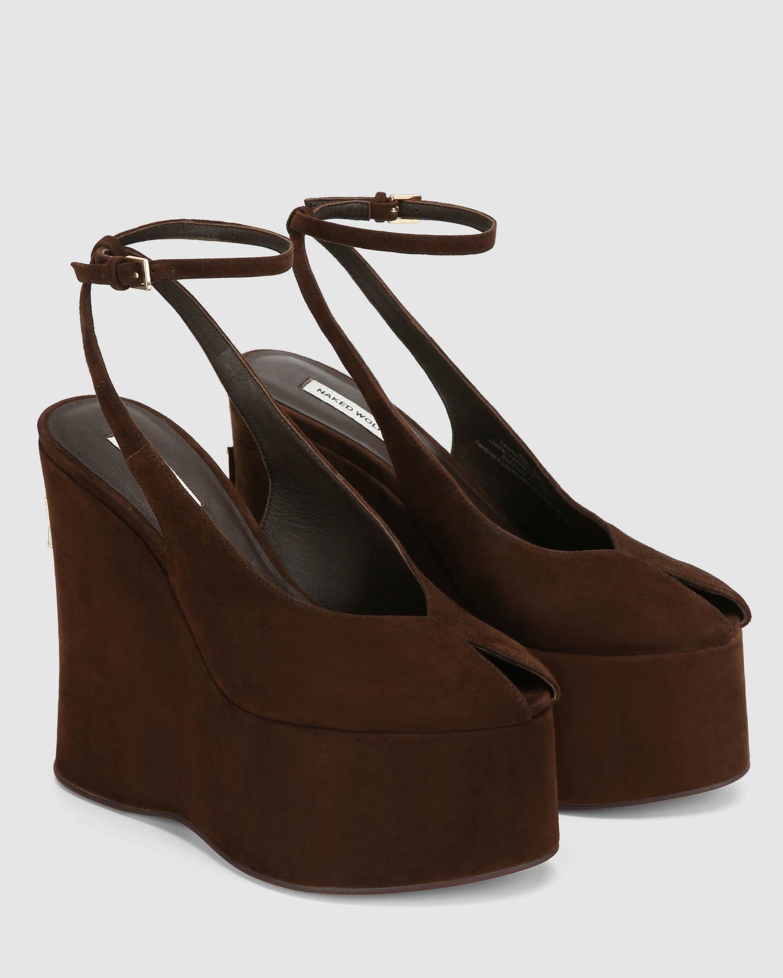 Womens | Tansy Suede Heel | Brown