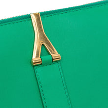 Saint Laurent | Pre-Owned Y Line Long Wallet | Green