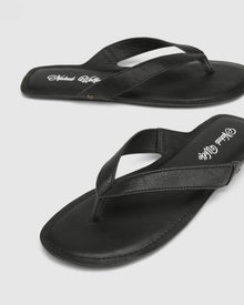 Mens | The Rambo Leather Sandal | Black