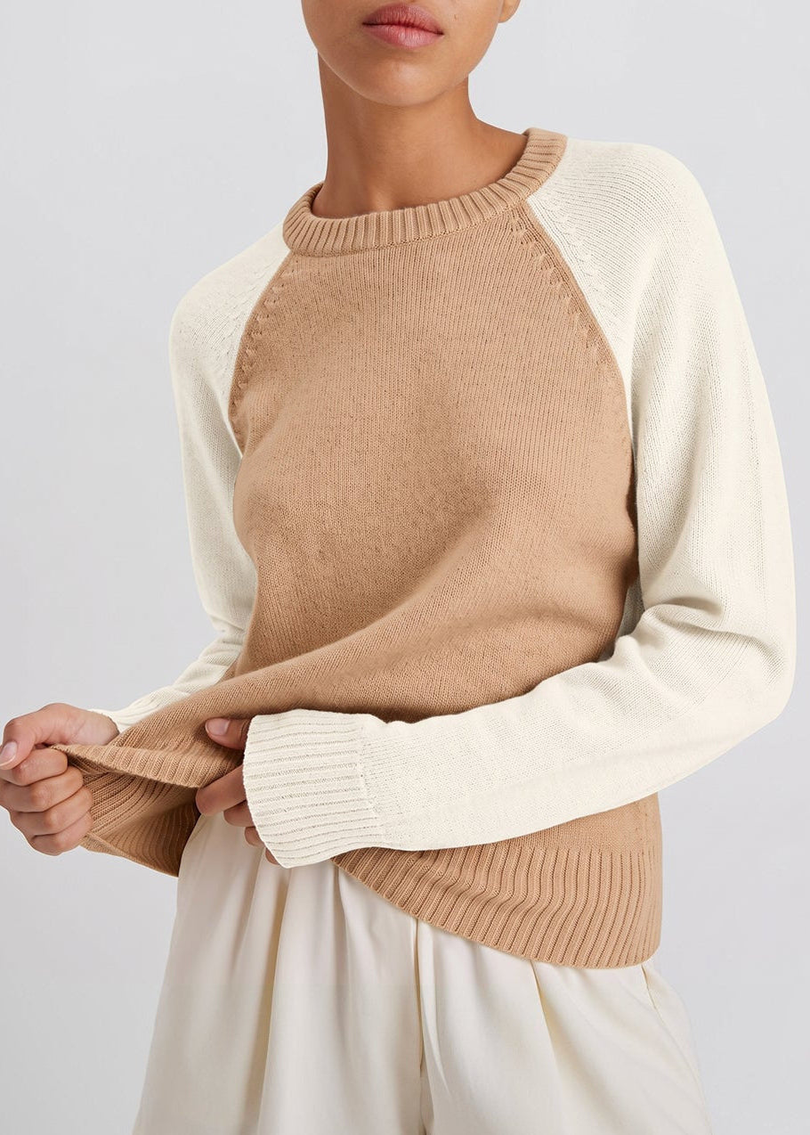 Womens | Trina Wool Cashmere Sweater | Camel/Clay