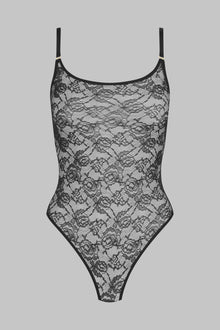 Thong bodysuit - Flashback | Black