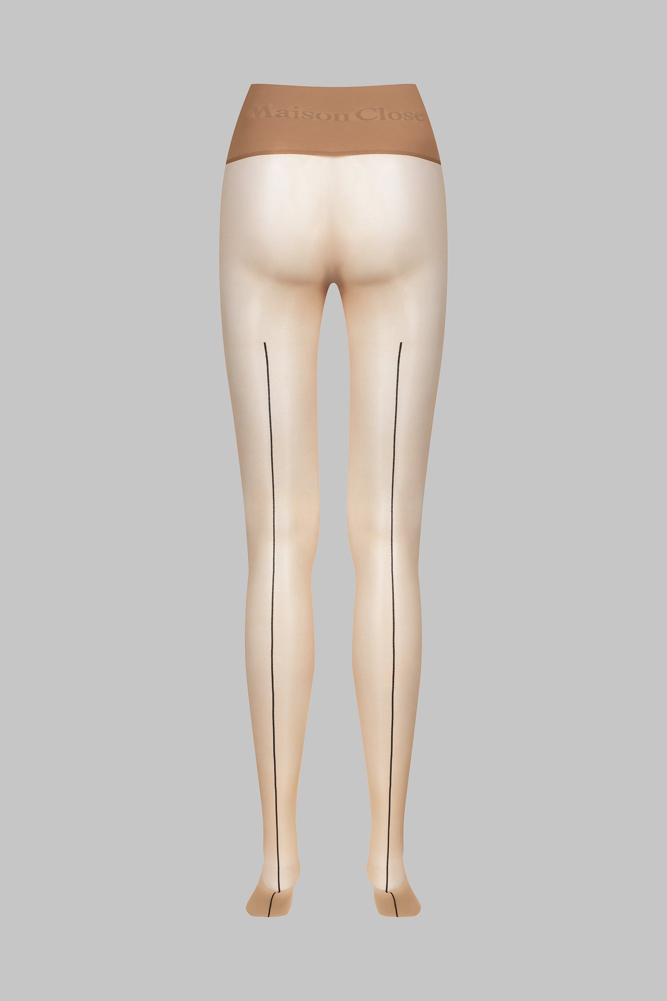 Signature Back Seam Seamless Tights - 20D - Medium Nude - Les Coquetteries | Naked