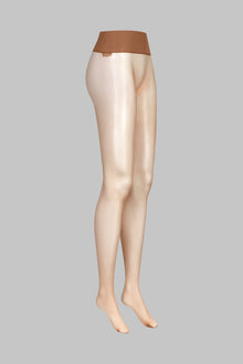 Back seam seamless tights - Signature - 20D - Sun Nude - Les Coquetteries | Naked