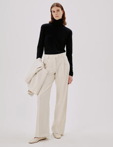 Women | Turtleneck Sweater | Black