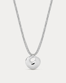 The Mercury Disc Sparkle Necklace | Silver