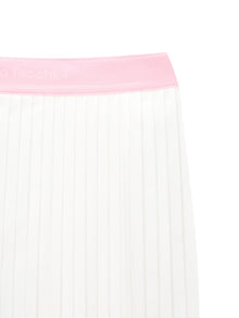 Women | Essential Woven Pleats Skirt | Off White