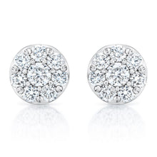 1.50 CT Round Natural Diamond | Stud Earrings | 14K White Gold | H Color | VS-I Clarity