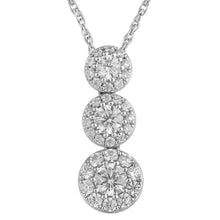 0.75 CT Round Natural Diamond | Pendant Necklace | 14K White Gold | J Color | K-I1 Clarity