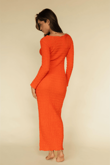 Solidad Dress | Tangerine