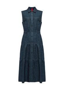 Textured Dress | Navy