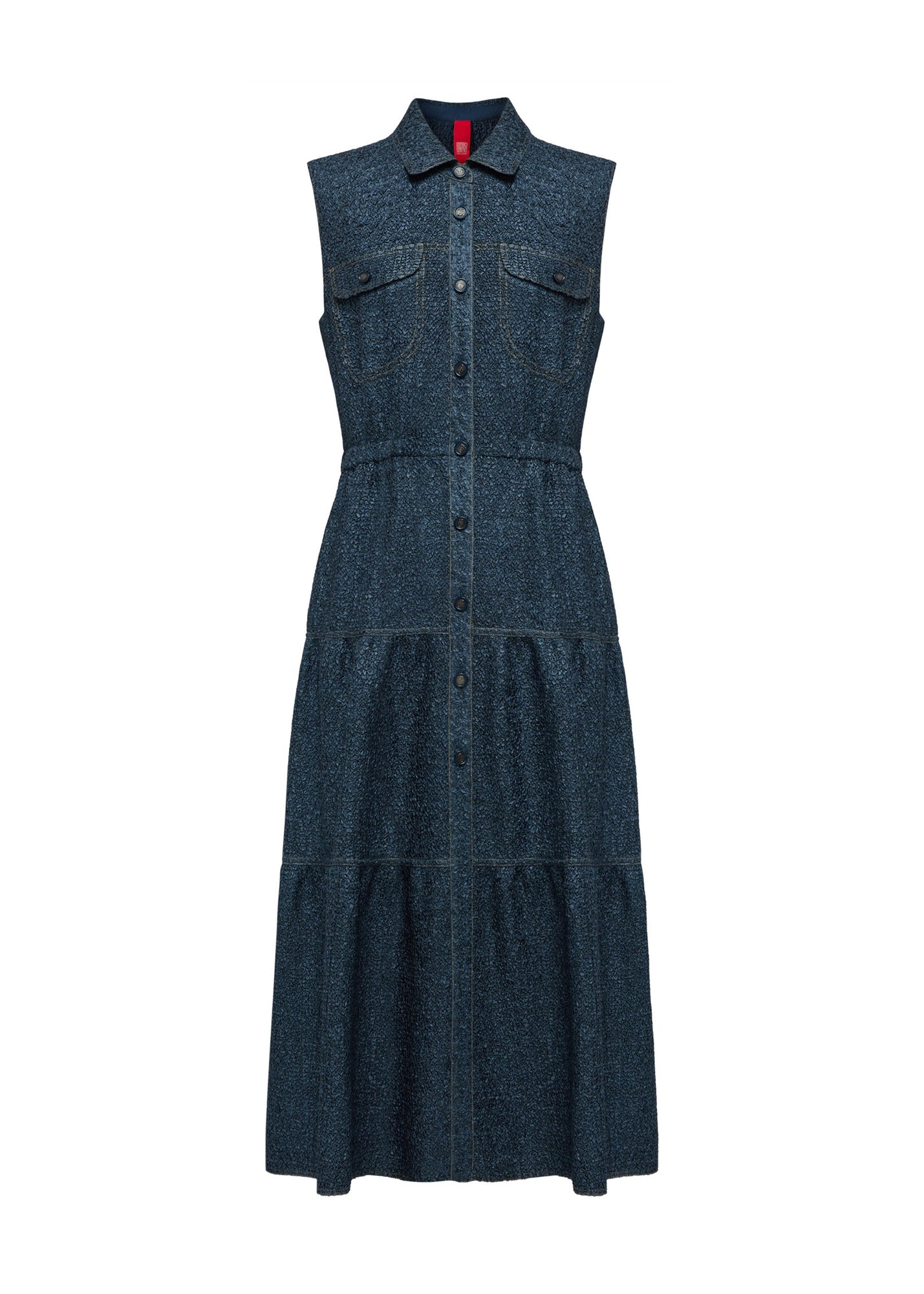 Textured Dress | Navy