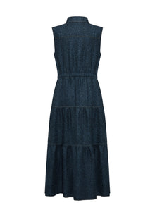 Textured Dress | Navy