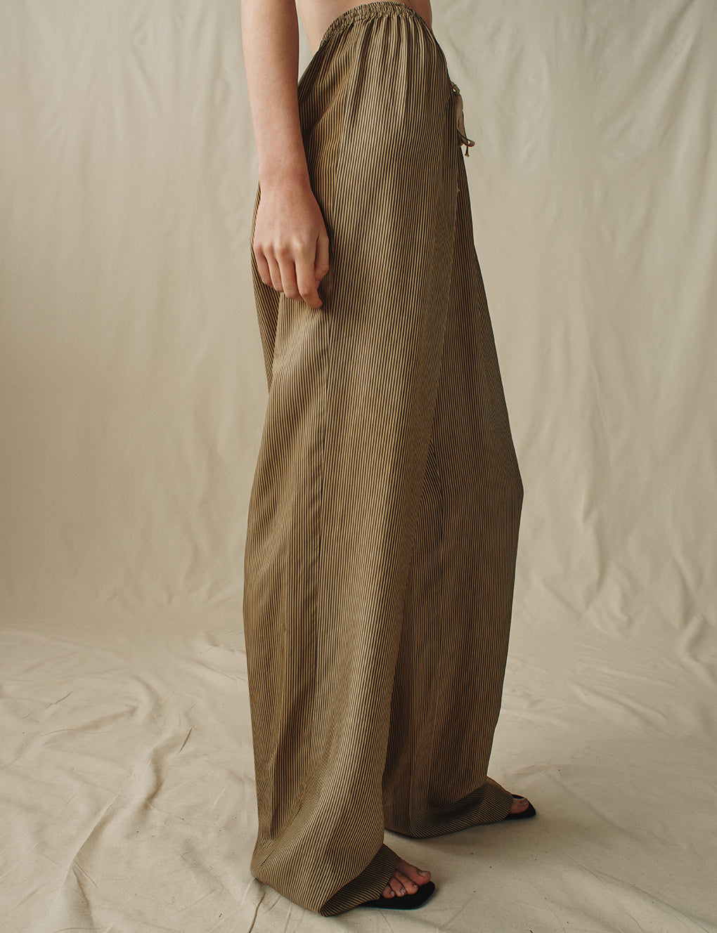 Womens | The Slouch Pants in Washed Stripe | Washed Stripe