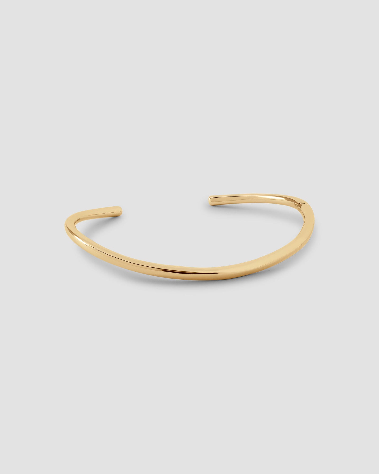 Natasha Choker necklace - side view | gold Necklaces