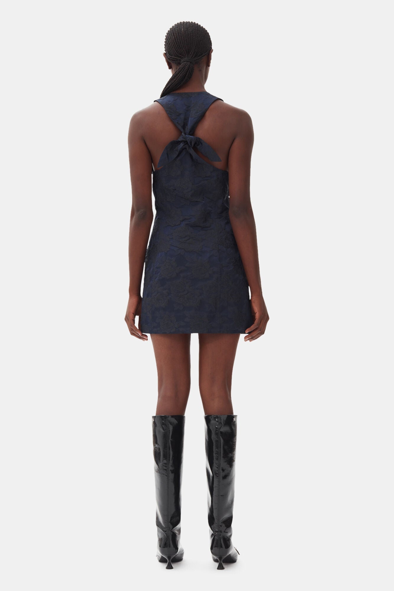 Tie Strap Mini Dress | Peacoat