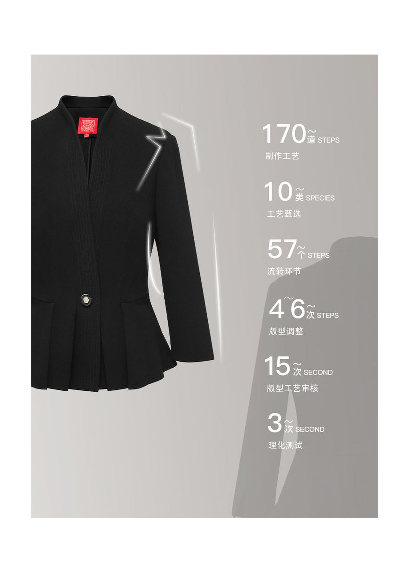 Triacetate Blazer | Black