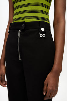 Trousers in Bonded Crepe | Black