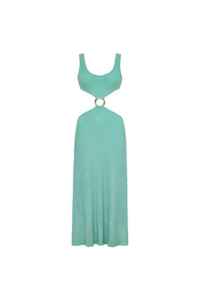 Ky Dress | Turquoise Crochet