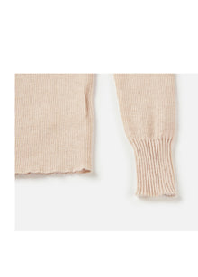 Turtleneck Cashmere Sweater | Beige