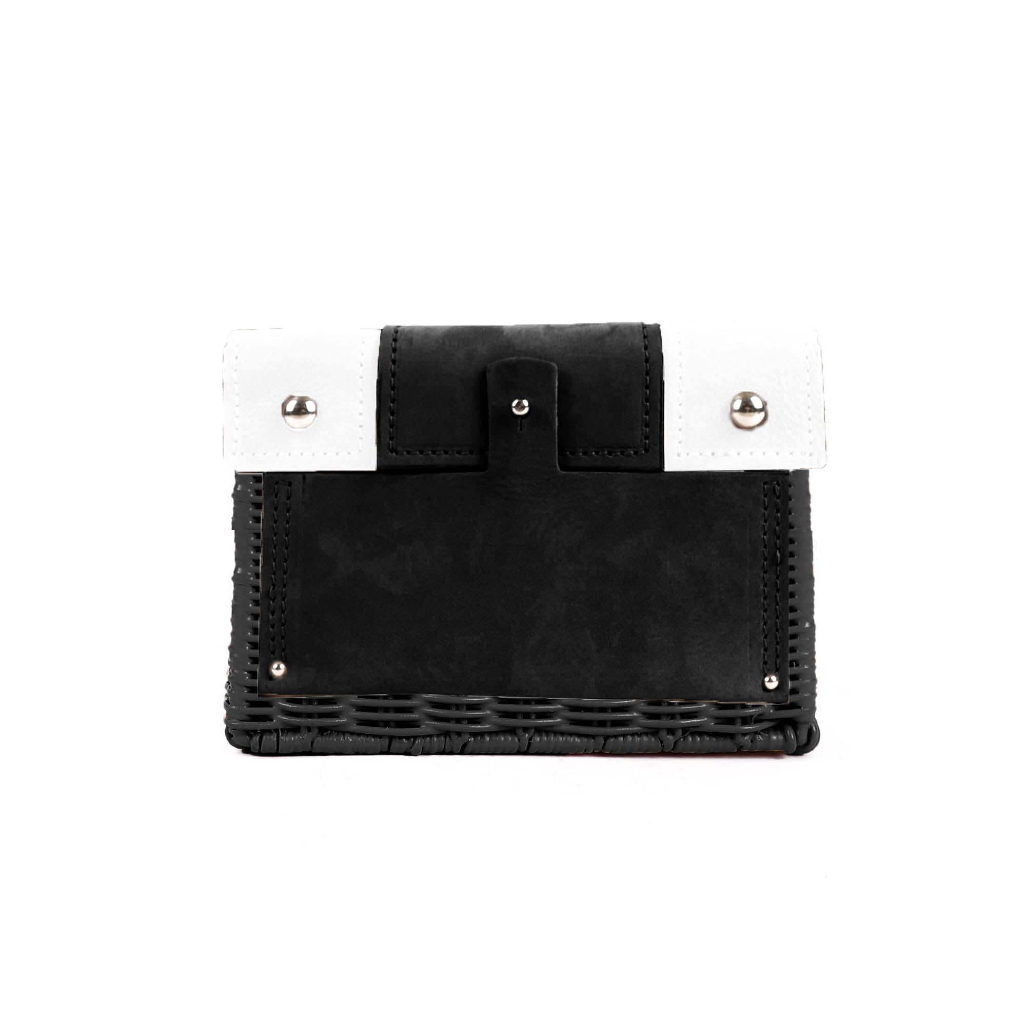 Two Tone Tao Clutch | Black