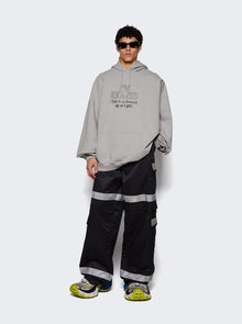 Men | VETEMENTS | I'm Retired Oversized Hoodie | Grey Melange