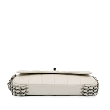 Chanel | Pre-Owned Choco Bar Lambskin 3 Chain Single Flap | White