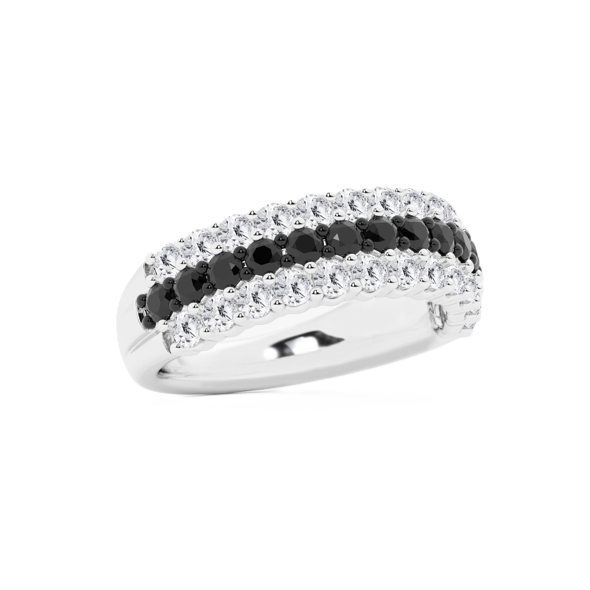 2.00 CT Round Lab-Grown Diamond | Wedding Band Ring | 925 Sterling Silver | G Color | SI Clarity