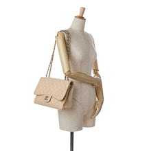 Chanel | Pre-Owned Jumbo Classic Caviar Single Flap Bag | Brown