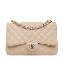 Chanel | Pre-Owned Jumbo Classic Caviar Single Flap Bag | Brown
