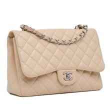 Chanel | Pre-Owned Jumbo Classic Caviar Single Flap Bag | Brown